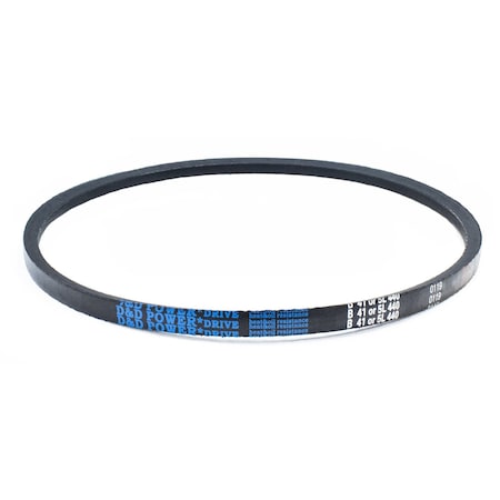 D&D B41/5L440 Classical V-Belt, 44 in Outside Length, 21/32 in Top Width, 1 Ribs B41/5L440